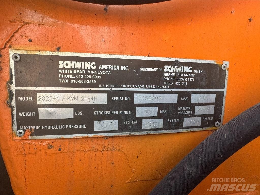 Schwing KVM 24-4H Kravas mašīna- betona sūknis