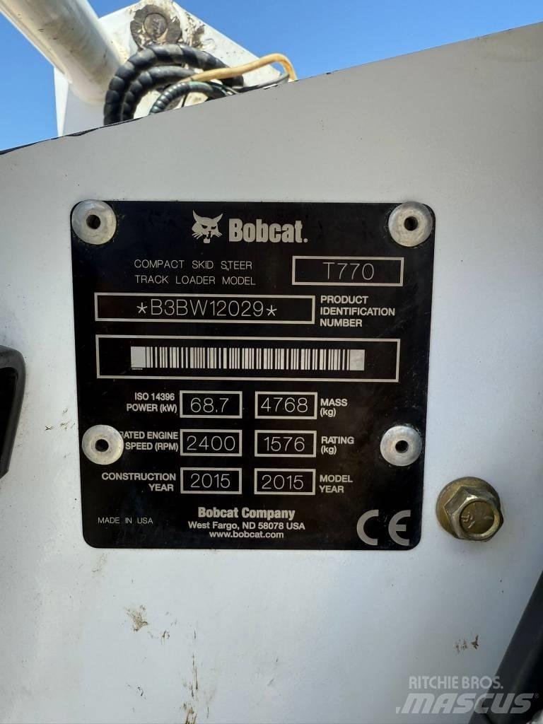 Bobcat T 770 Kāpurķēžu iekrāvēji