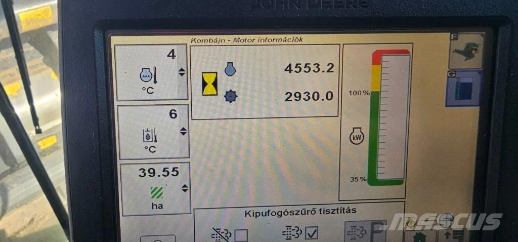 John Deere T 550 Ražas novākšanas kombaini