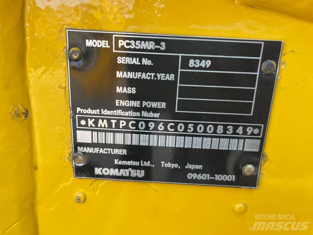 Komatsu PC 35 Mini ekskavatori < 7 t