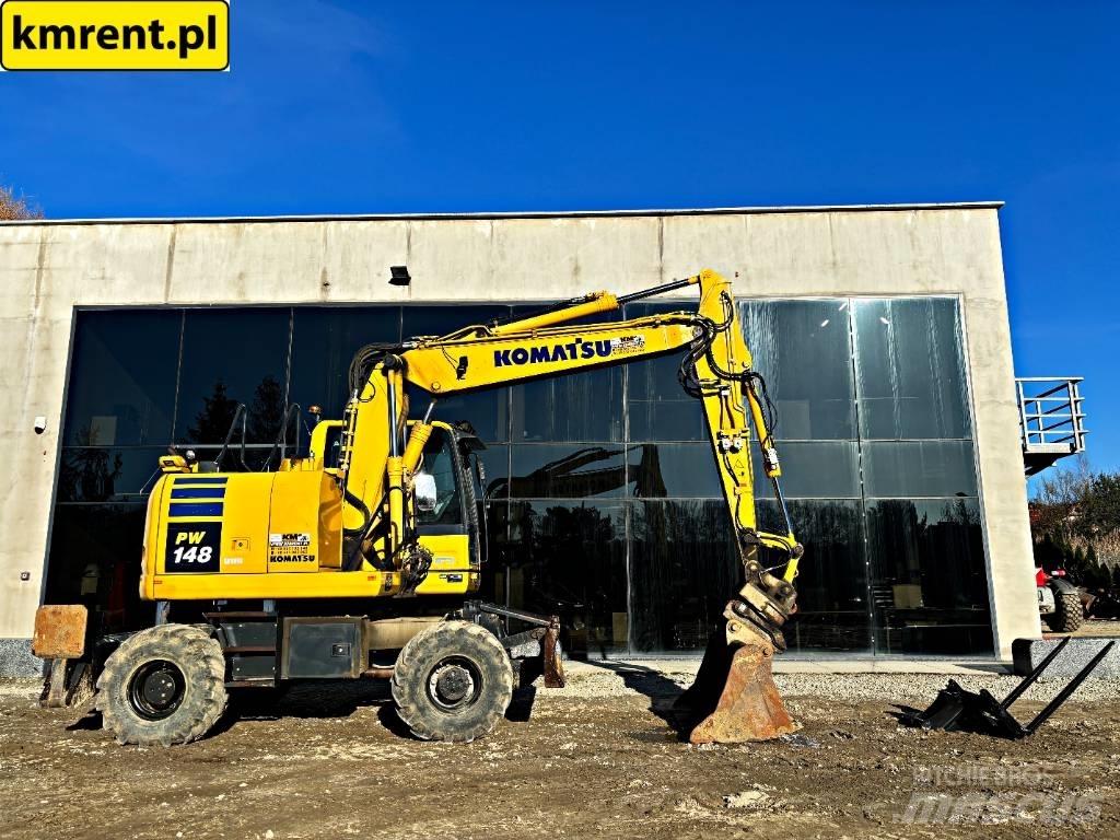 Komatsu PW 148 Ekskavatori uz riteņiem
