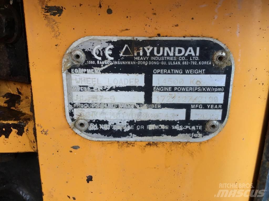 Hyundai HL 757-9 Iekrāvēji uz riteņiem