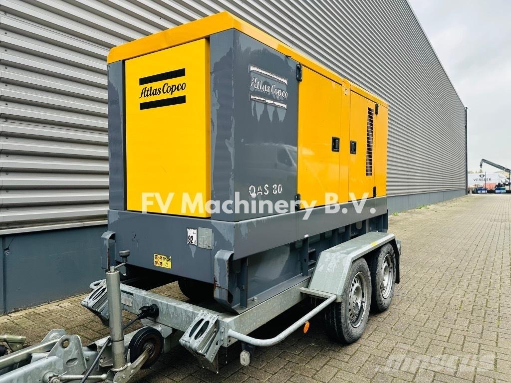 Atlas Copco QAS 80 Dīzeļģeneratori