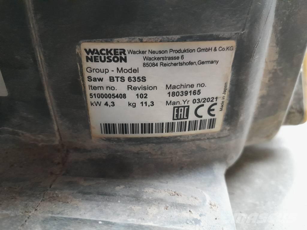 Wacker Neuson BFS635 Akmens un betona zāģi