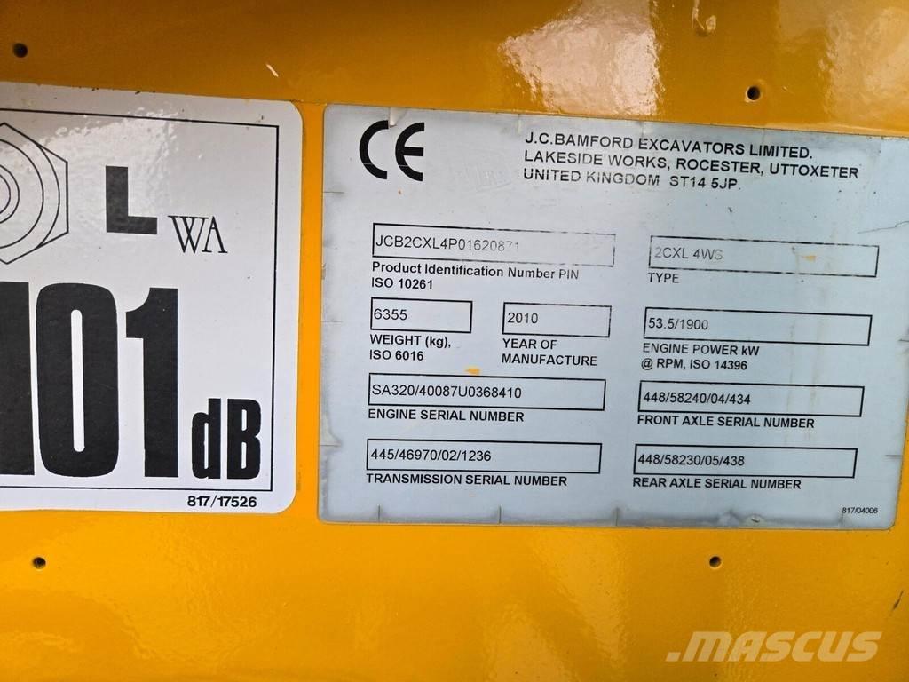 JCB 2CX Iekrāvēji uz riteņiem