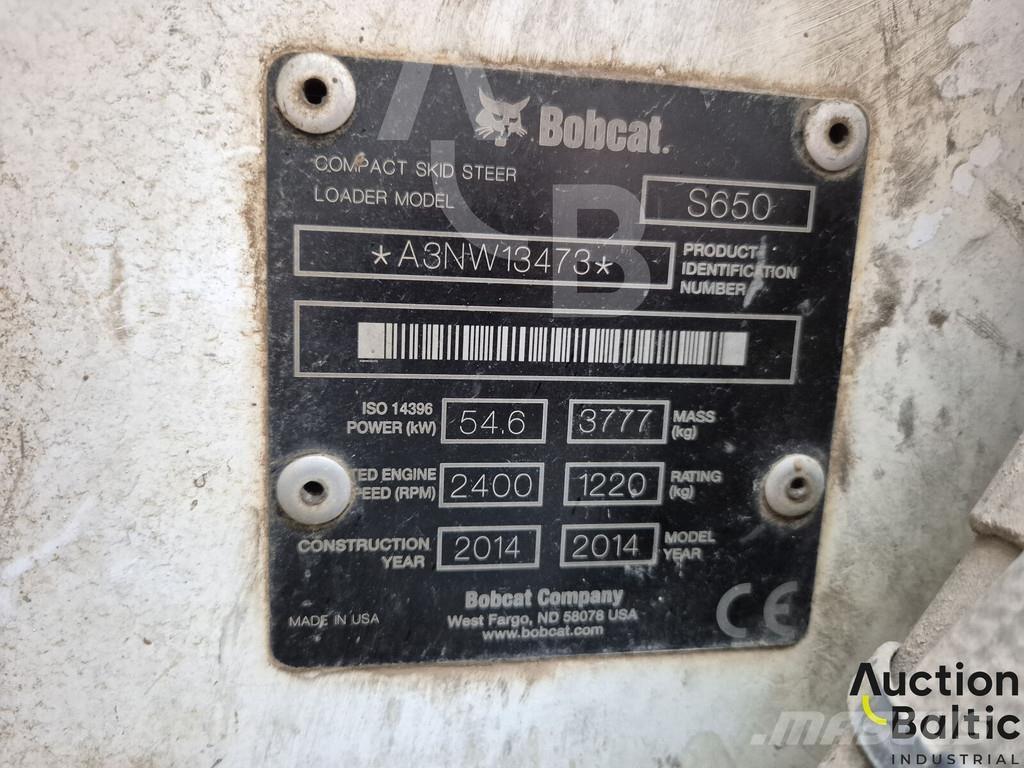 Bobcat S 650 Lietoti riteņu kompaktiekrāvēji