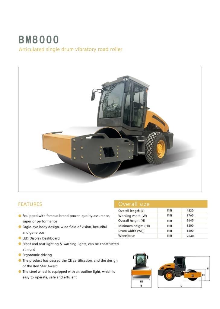  SDBM BM8000 Vienvalča grunts veltņi