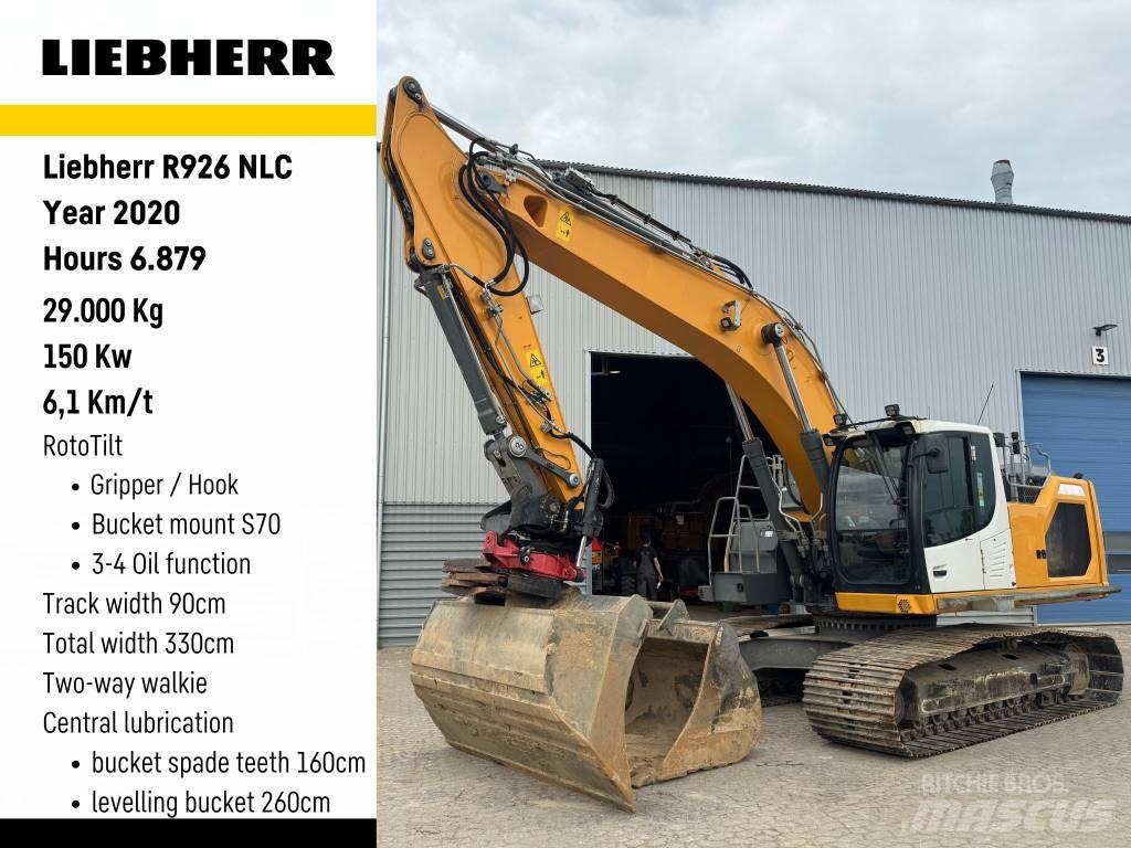 Liebherr R 926 LC Kāpurķēžu ekskavatori