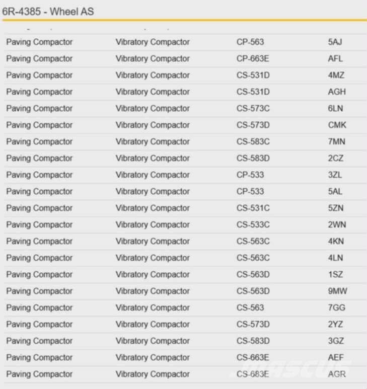 CAT CS 563 	6R4385 Asis