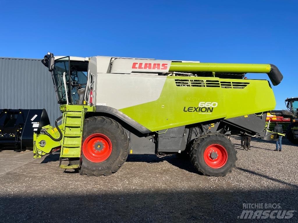 CLAAS Lexion 660 Ražas novākšanas kombaini