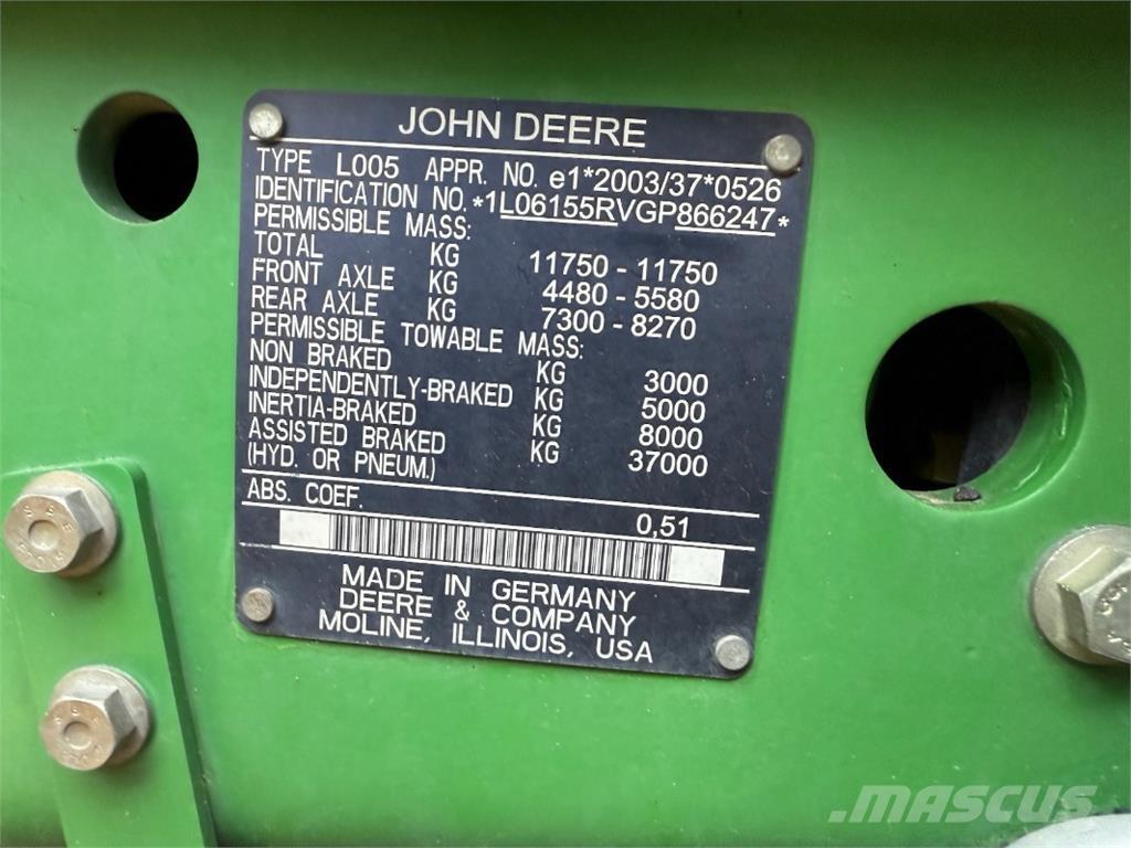 John Deere 6155R Lauksaimniecība- Citi