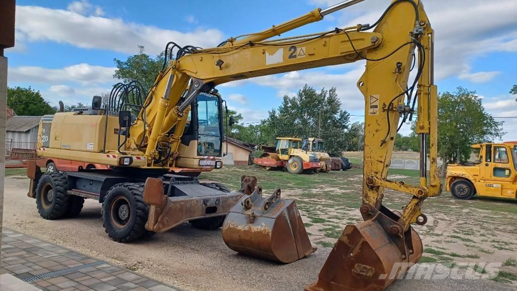 Komatsu PW 220-7 Ekskavatori uz riteņiem