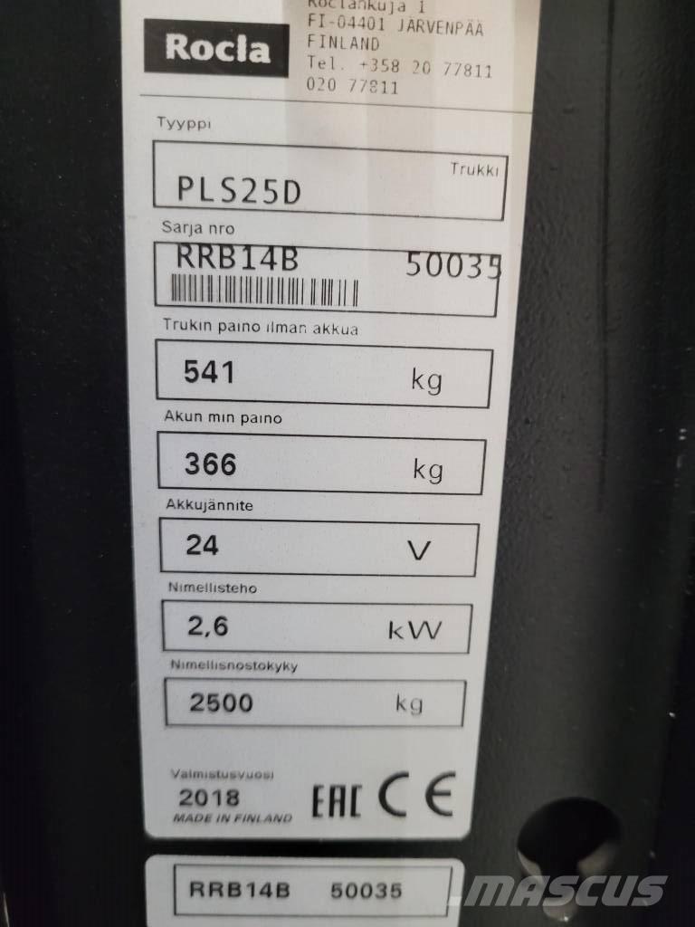 Rocla PLS25D Pasūtījumu savācējs mazam augstumam