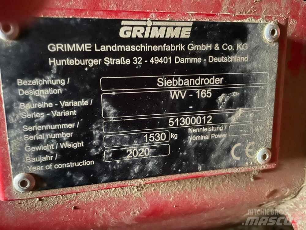 Grimme WV 165 Lauksaimniecība- Citi