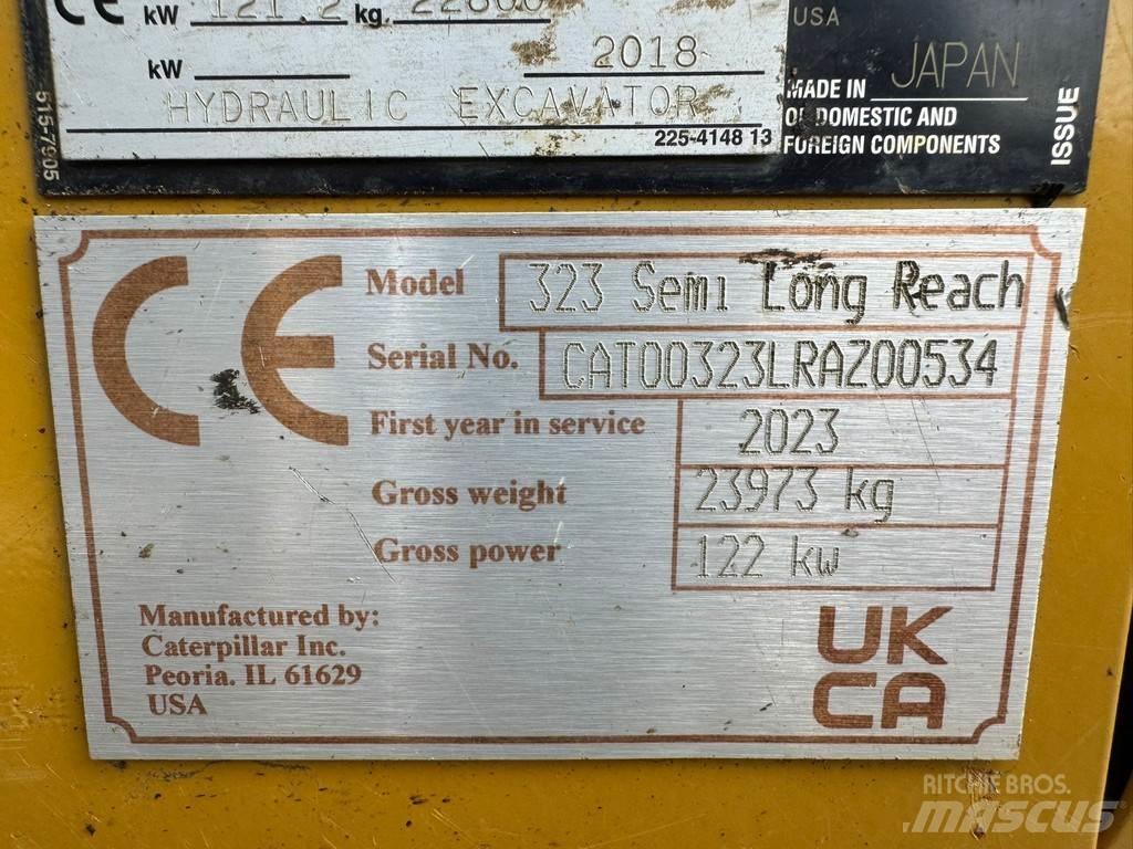 CAT 323 07A Kāpurķēžu ekskavatori