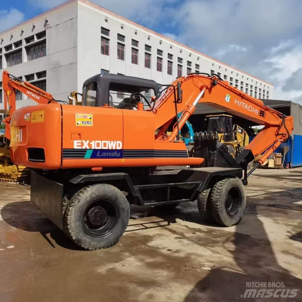 Hitachi EX 100 W D Ekskavatori uz riteņiem