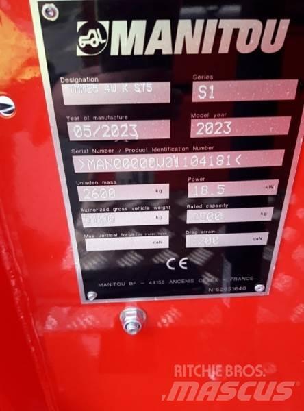Manitou TMM25 4W Kravas mašīnām piestiprināmie pacēlāji