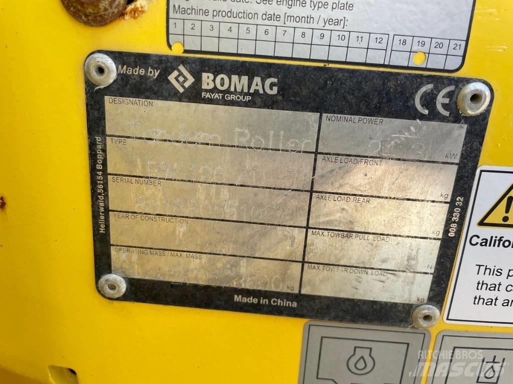 Bomag BW 120 AD-5 Divvalču grunts veltņi