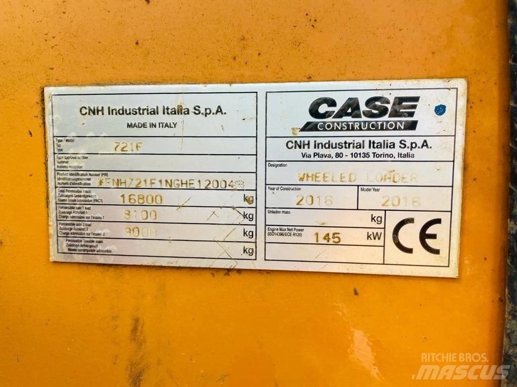 CASE 721 F Iekrāvēji uz riteņiem