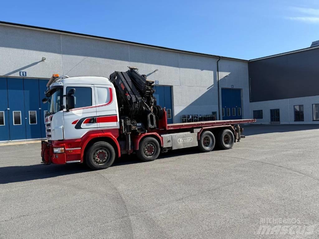 Scania R 480 Smagās mašīnas ar celtni