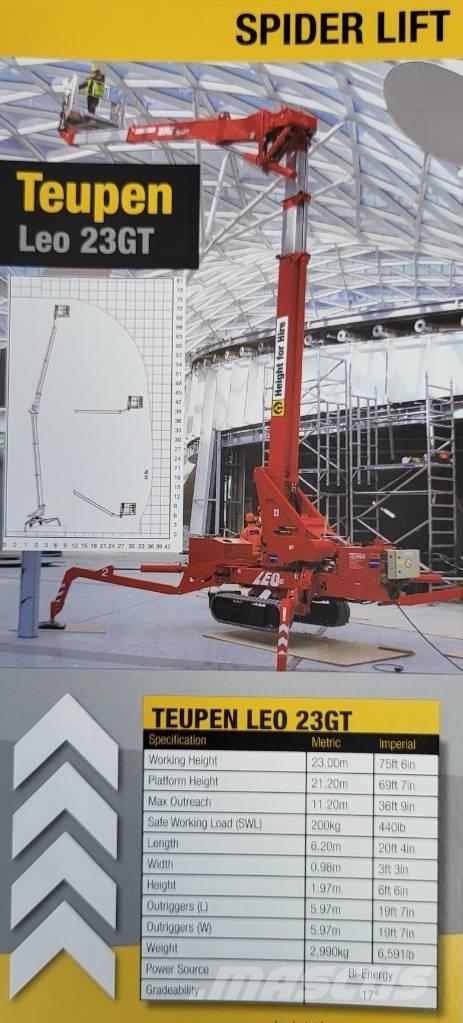 Teupen Leo 23 GT Citi pacēlāji un platformas