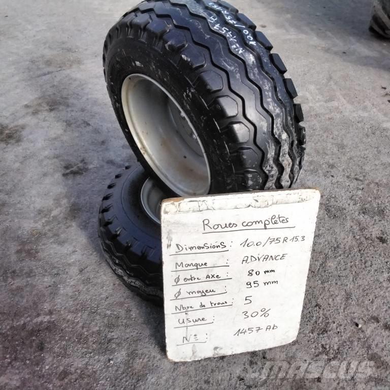 Advance 10.0/75R15.3 Riepas, riteņi un diski