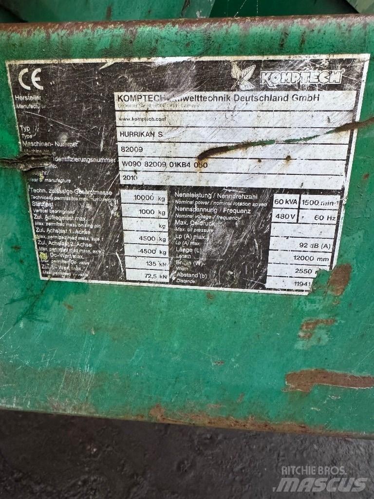Komptech Hurrikan s Šķirošanas aprīkojums