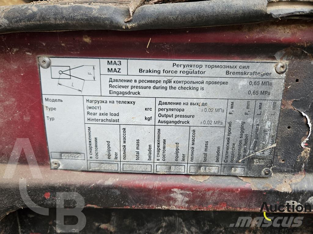 MAZ 555132 Pašizgāzējs