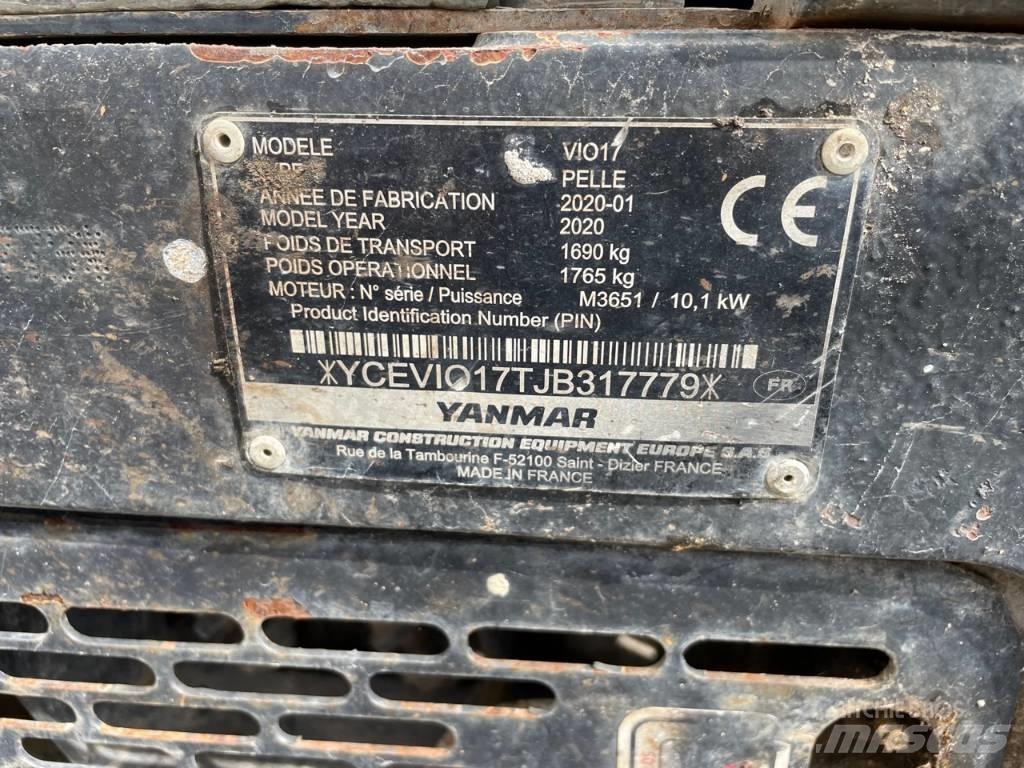 Yanmar Vio 17 U Mini ekskavatori < 7 t