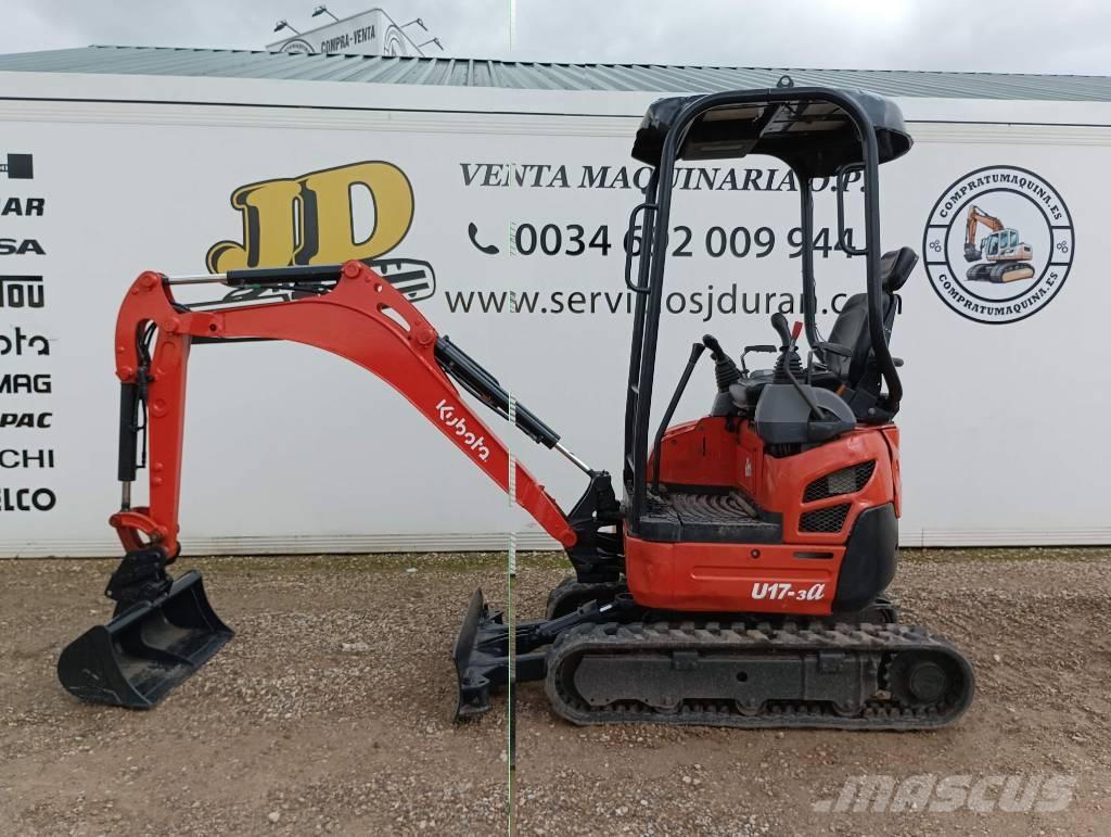 Kubota U 17-3A Mini ekskavatori < 7 t