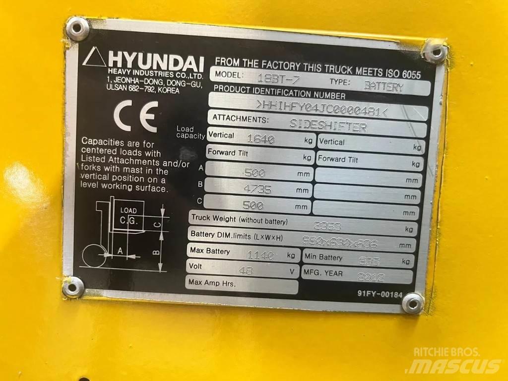 Hyundai 18BT-7 Elektriskie iekrāvēji
