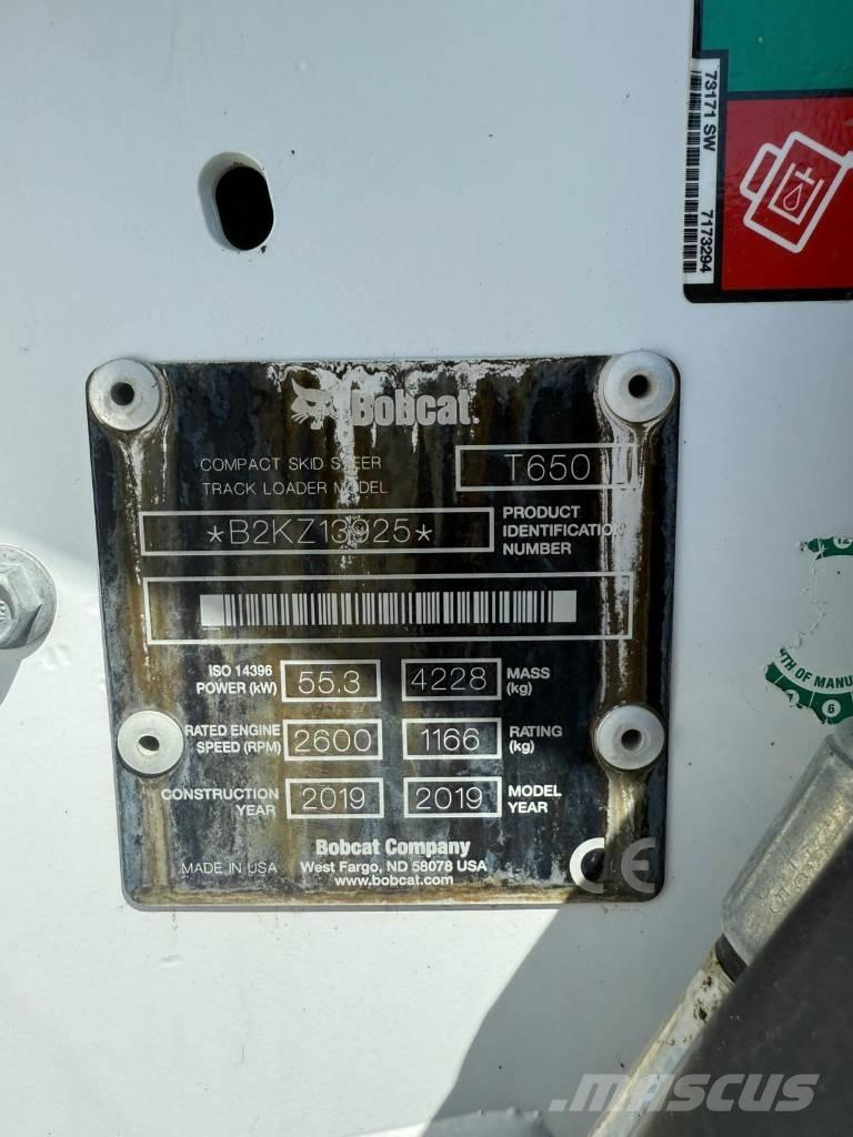 Bobcat T 650 Lietoti riteņu kompaktiekrāvēji