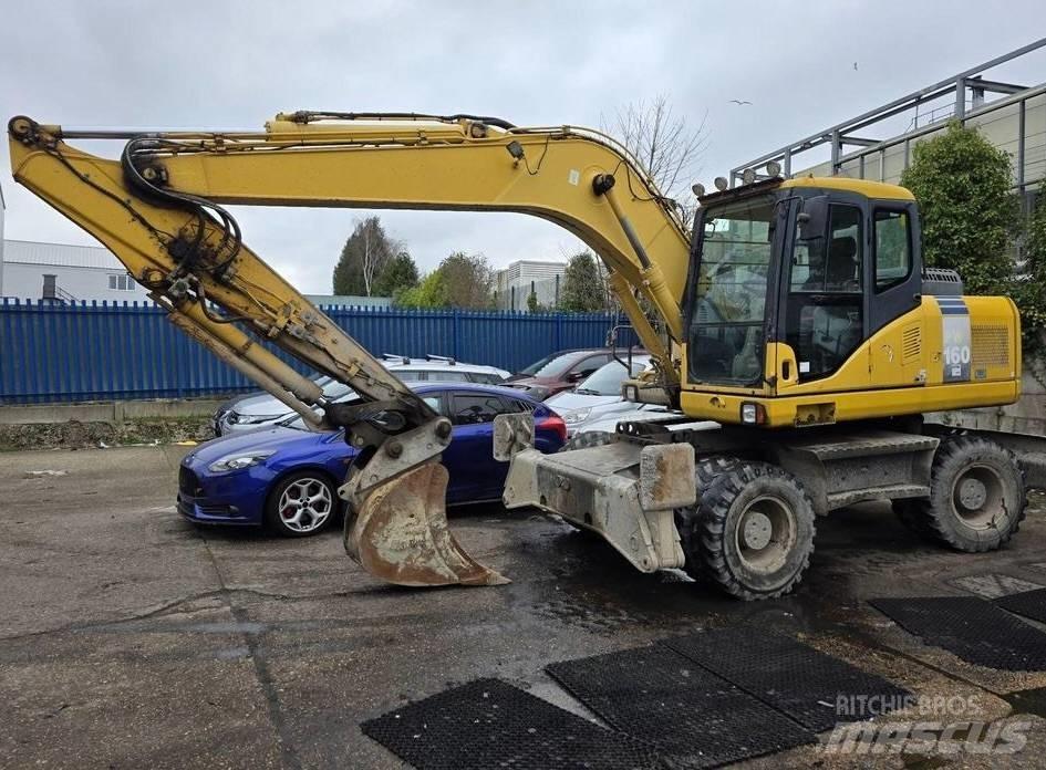 Komatsu PW 160-7 Ekskavatori uz riteņiem
