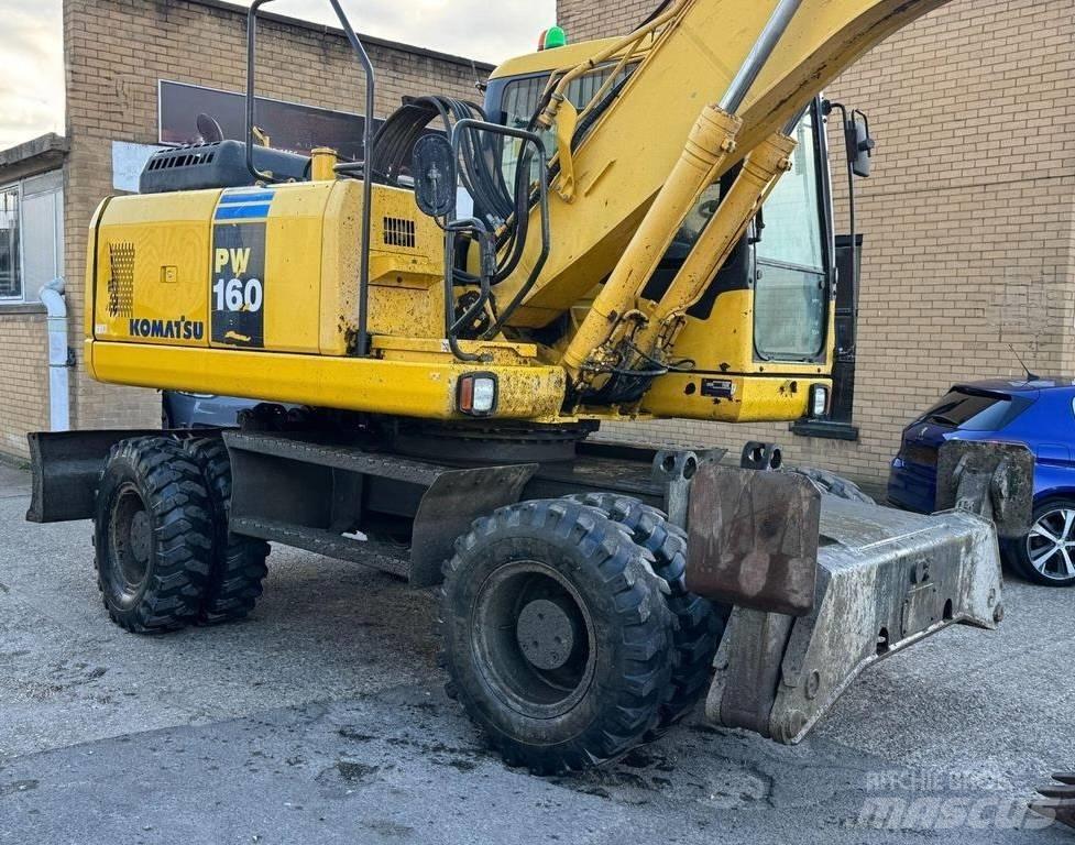 Komatsu PW 160-7 Ekskavatori uz riteņiem