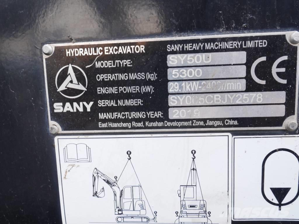 Sany SY 50 U Mini ekskavatori < 7 t