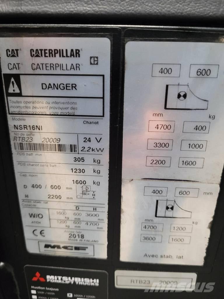 CAT NSR 16NI Pašgājēji krautnētāji