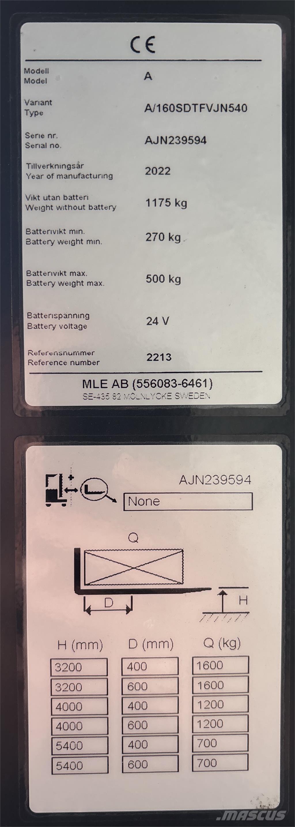 Atlet A160 Pašgājēji krautnētāji