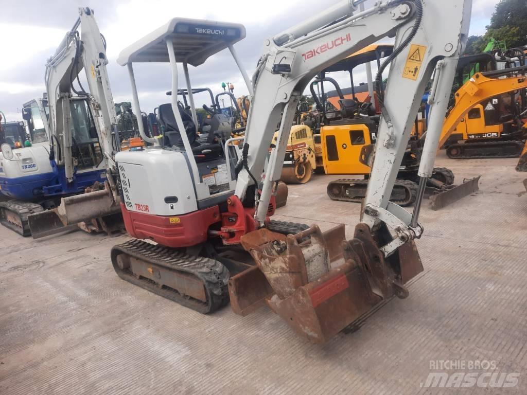 Takeuchi TB23R Mini ekskavatori < 7 t