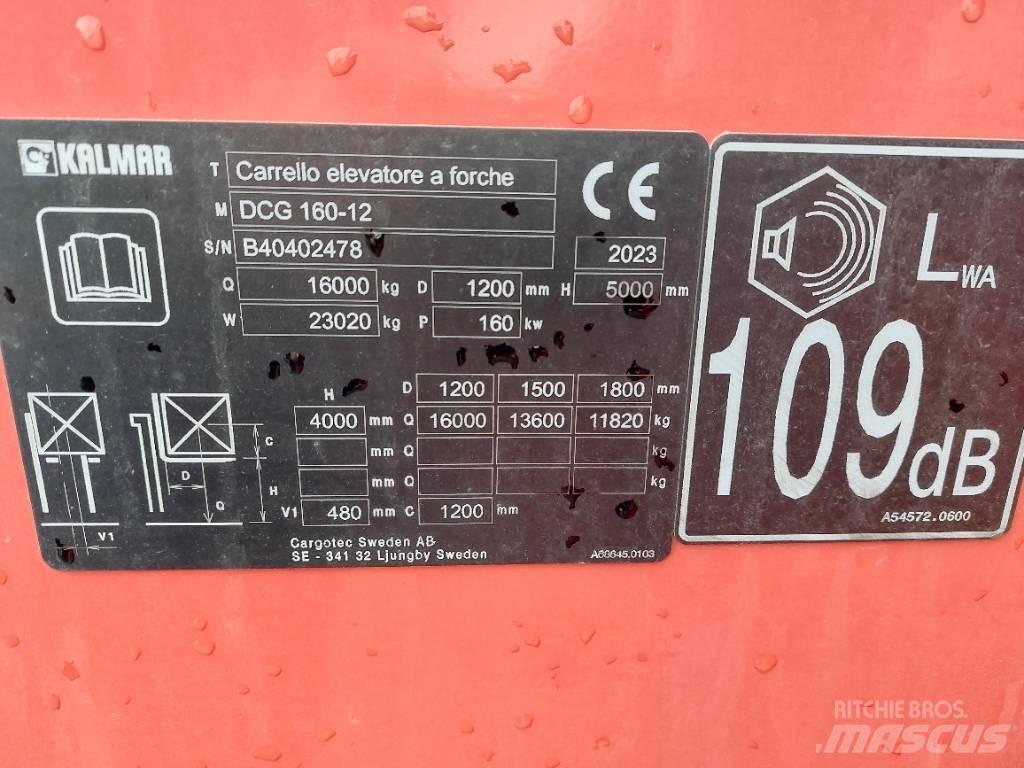 Kalmar DCG160-12 Tehnika ar dīzeļa dzinēju