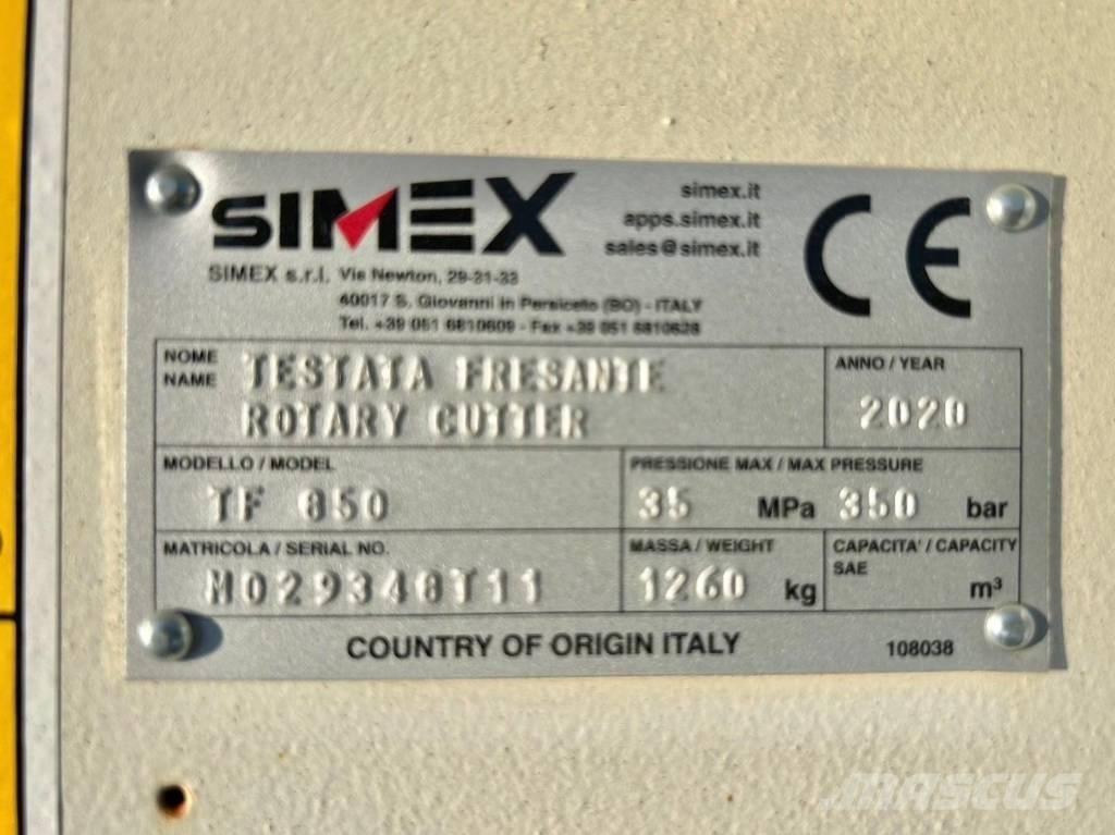 Simex TF850 Tranšeju racēji