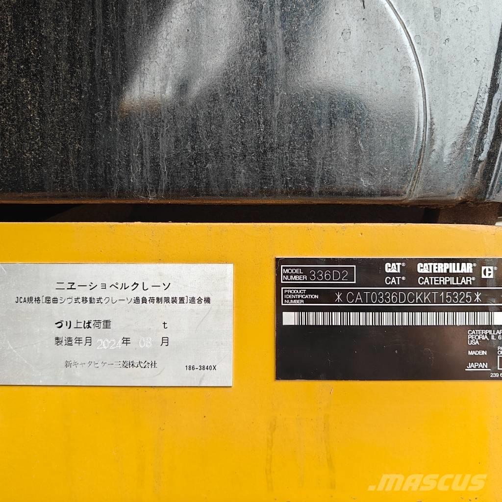 CAT 336D2 Kāpurķēžu ekskavatori