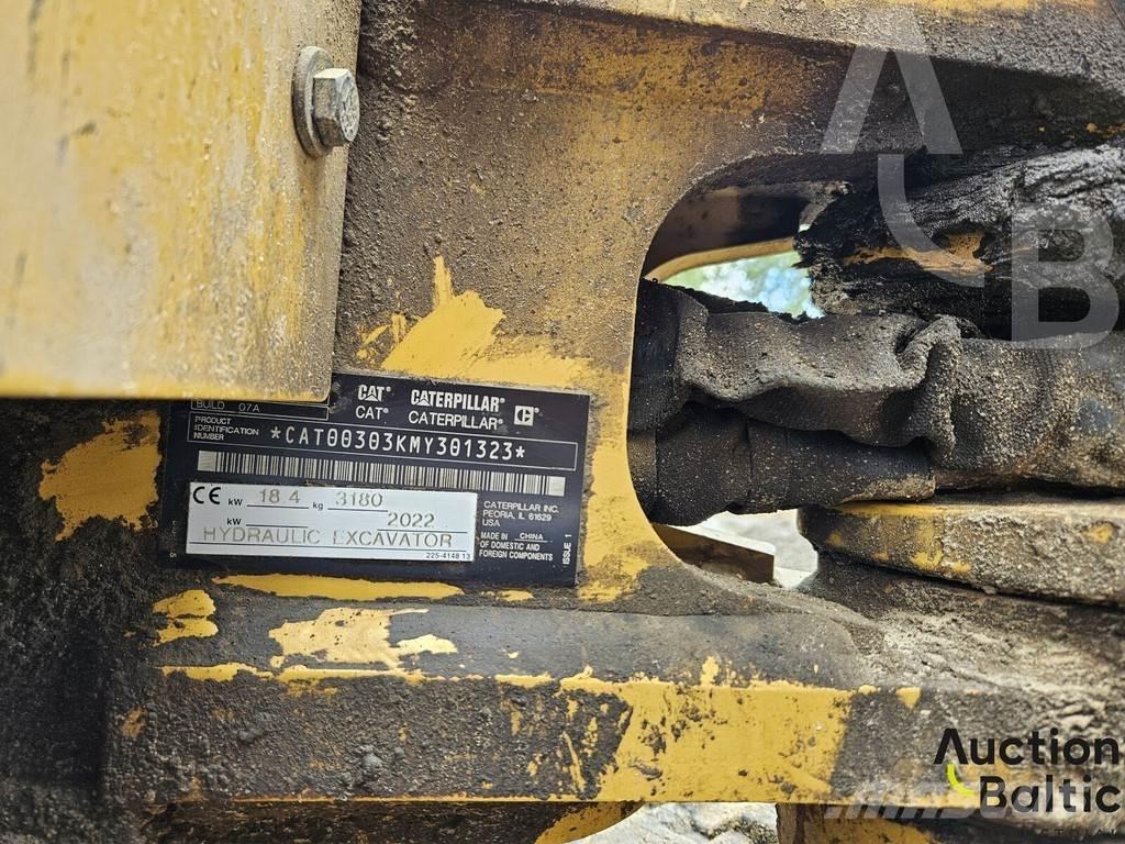 CAT 303 CR Mini ekskavatori < 7 t