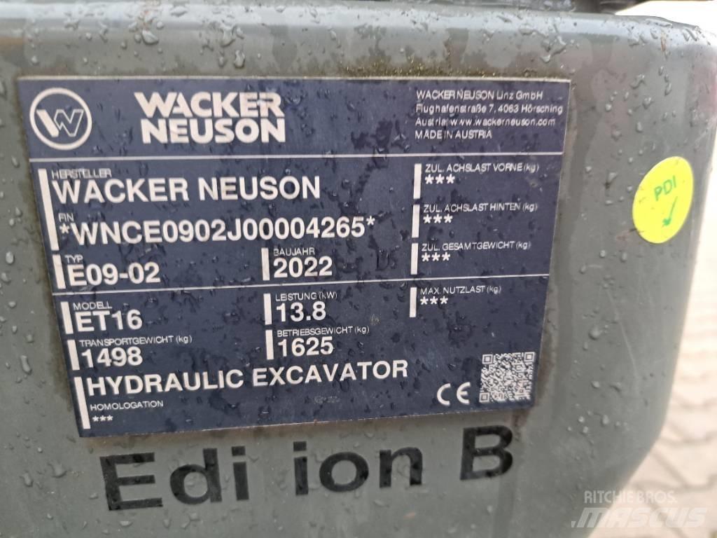 Wacker Neuson ET16 Kāpurķēžu ekskavatori