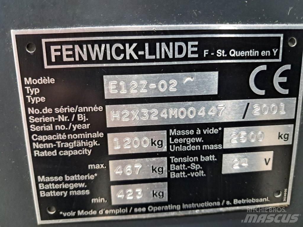 Linde E12Z-02 Elektriskie iekrāvēji