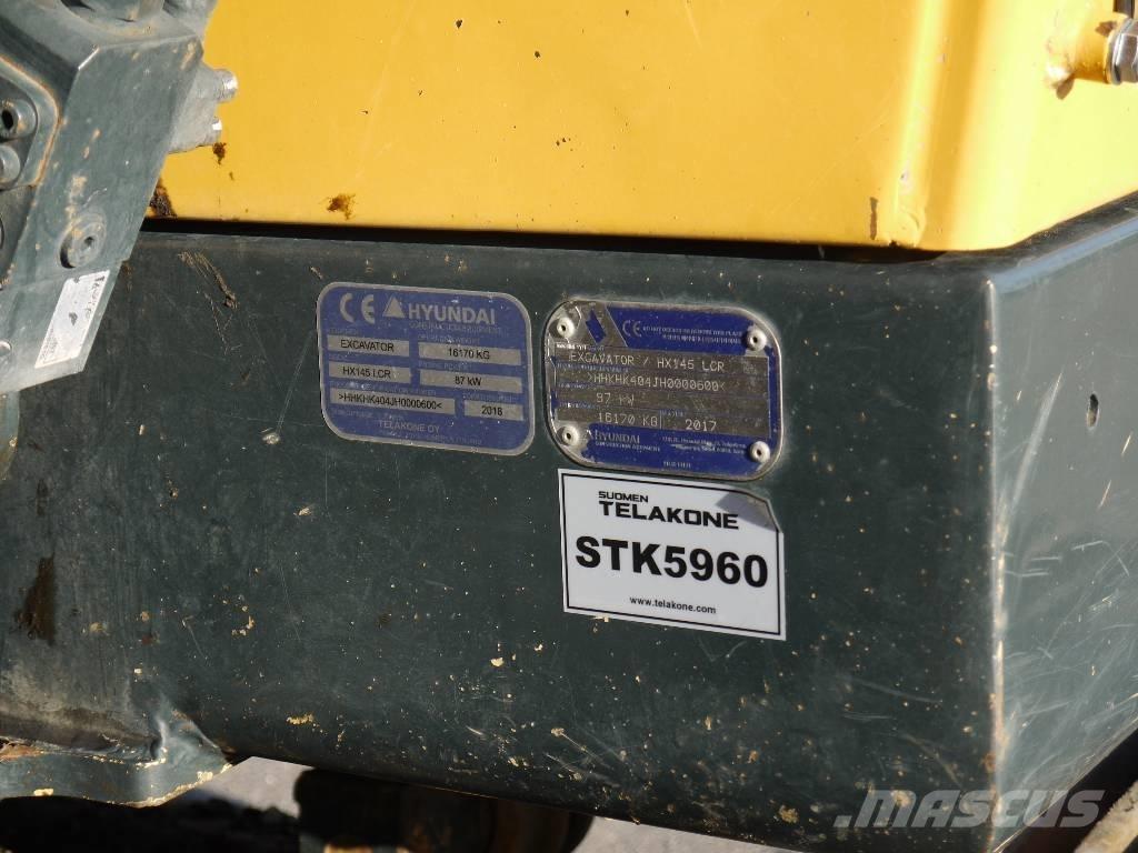 Hyundai HX 145 LCRD Kāpurķēžu ekskavatori
