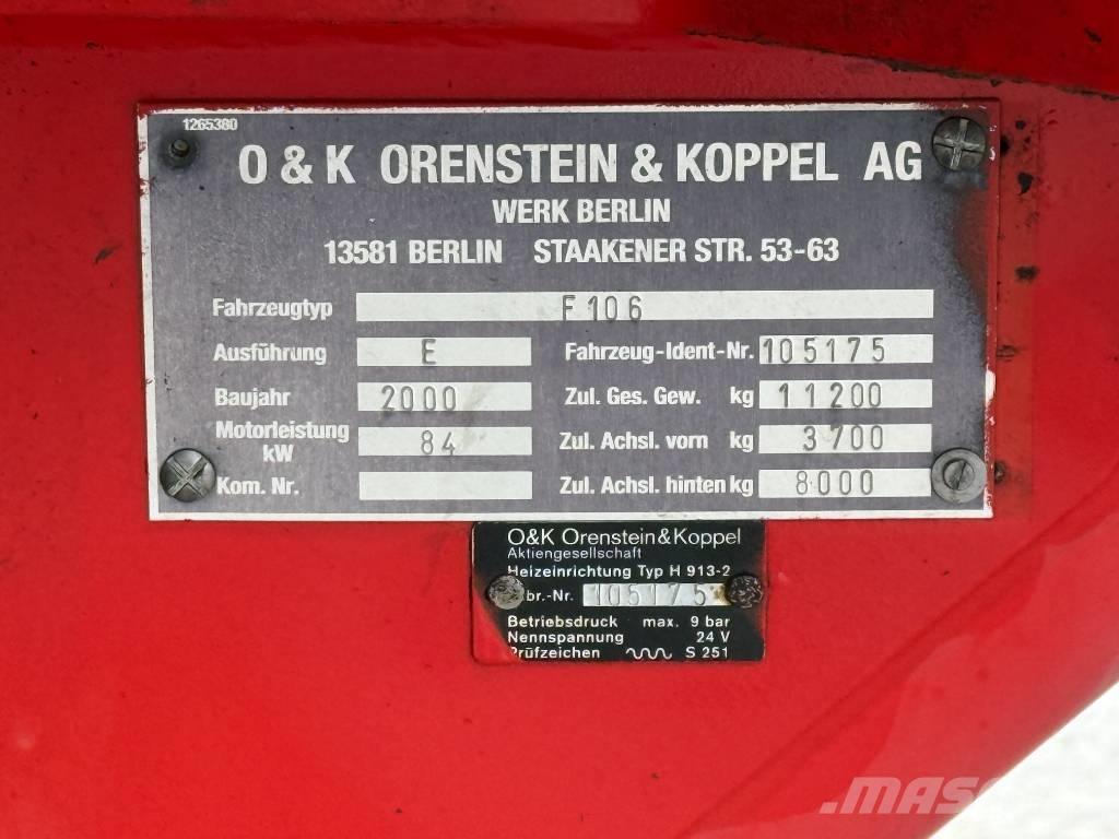 O&K F 106 Greideri