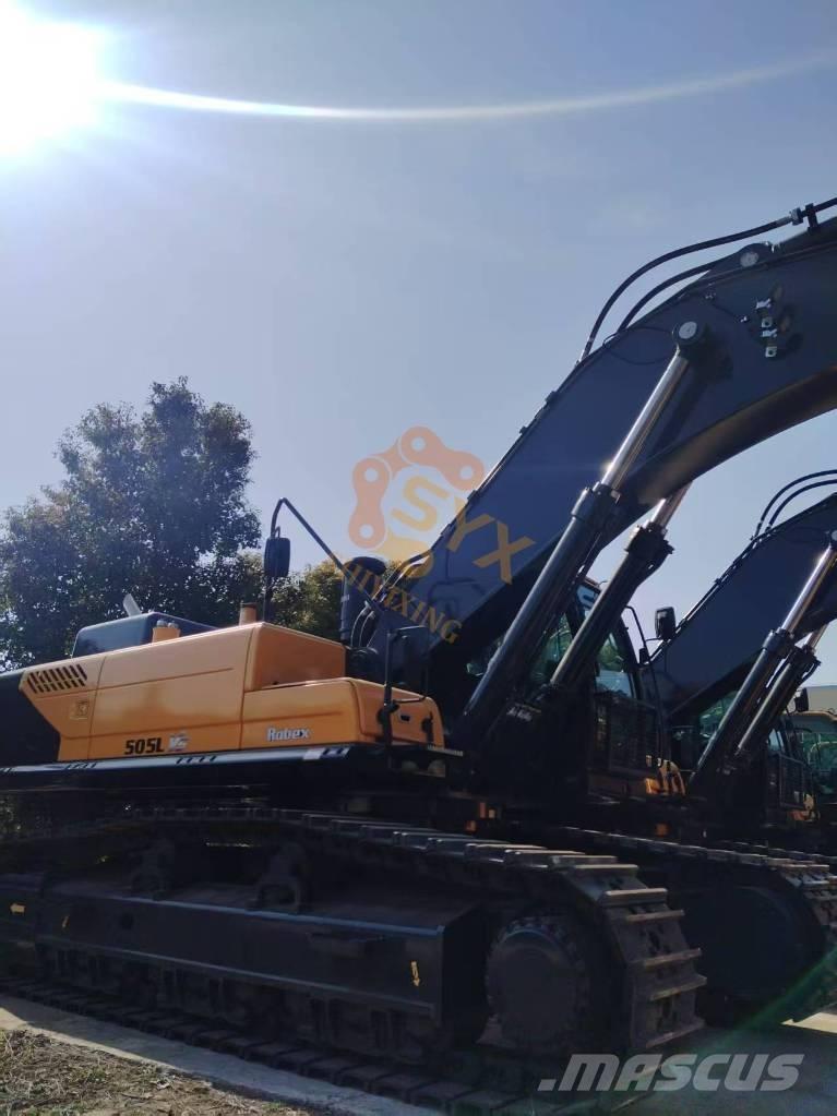 Hyundai R 505 L VS Kāpurķēžu ekskavatori