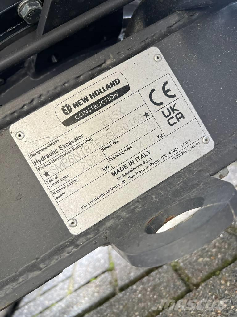 New Holland E 15 X Mini ekskavatori < 7 t