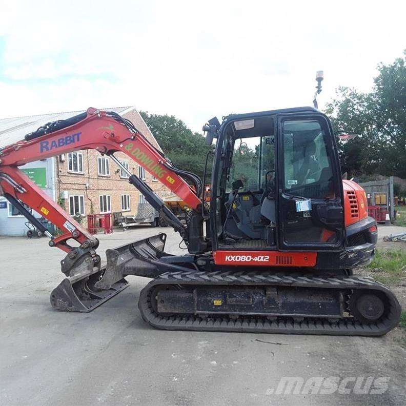 Kubota KX080-4a2 Vidēja lieluma ekskavatori 7 t - 12 t