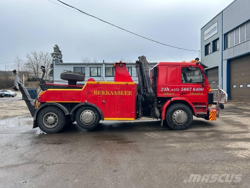 Scania P92 Evakuators ar manipulatoru